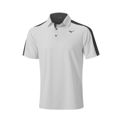 Camisa Polo Mizuno Comp Trim Hombre - Grises - Chile M732UIVHMW